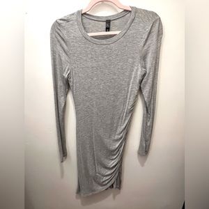 Alya fitted grey jersey dress size XS